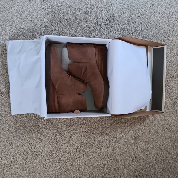 Dansko Stephanie Suede Wedge Bootie - Picture 7 of 8